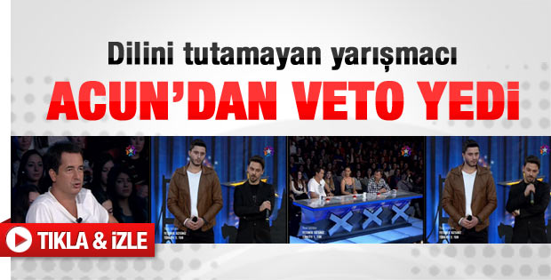 Acun Ilıcalı'dan yarışmacıya veto - Video
