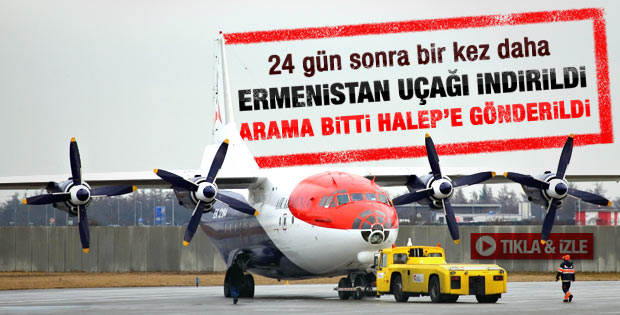 Ermenistan uçağı indirildi