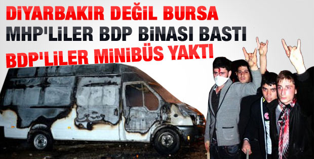 Bursa'da MHP-BDP gerginliği
