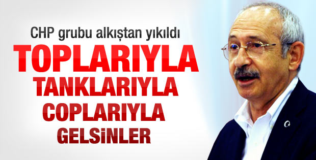 Kemal Kılıçdaroğlu'nun son grup konuşması