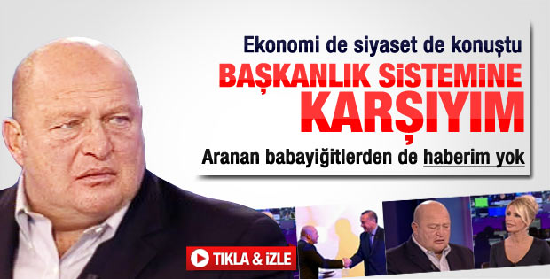 Mustafa Koç Başkanlık Sistemi'ne karşı