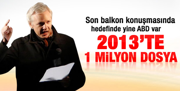 Assange 1 milyon dosya açıklayacak