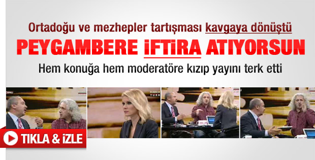 Kenan Çamurcu canlı yayını terk etti - Video