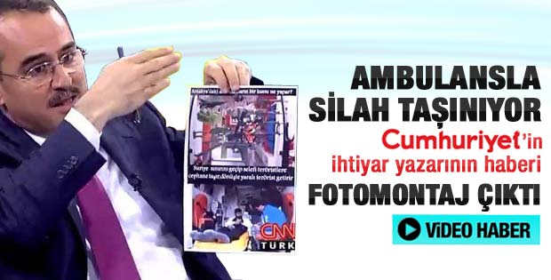Orhan Birgit'in haberi fotomontaj çıktı
