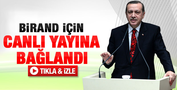 Erdoğan Birand için canlı yayına bağlandı