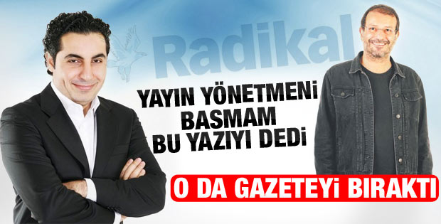 Yıldırım Türker Radikal'den ayrıldı