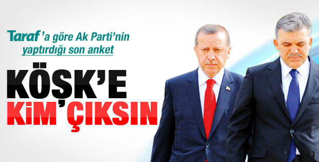 Taraf'ın yayınladığı Erdoğan ve Gül anketi