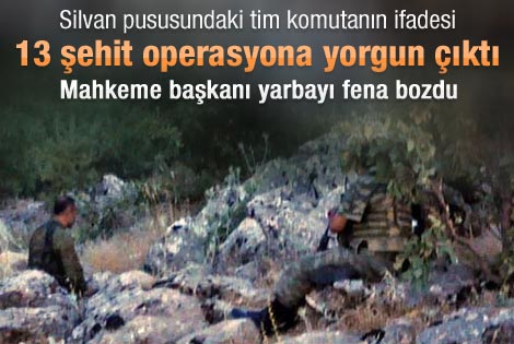 Yarbay hakimi kızdırdı