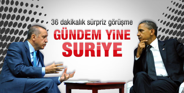 Erdoğan'dan Obama'ya Suriye telefonu