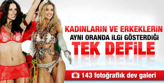Victoria's Secret melekleri nefes kesti