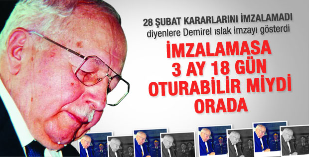 Demirel'le AK Partililer arasında 28 Şubat tartışması
