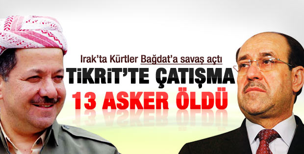 Irak'taki gerilimde kan döküldü: 13 ölü