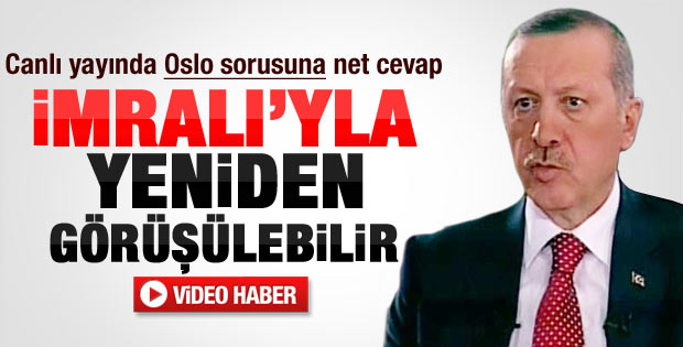 Erdoğan'dan Oslo sorusuna net yanıt