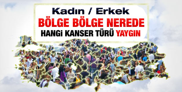 Bölge bölge Türkiye'nin kanser haritası