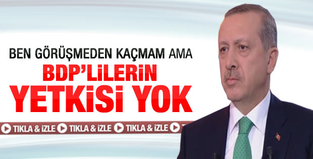 Başbakan Erdoğan ATV canlı yayınındaydı