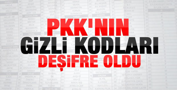 PKK'nın gizli telsiz kodları deşifre oldu