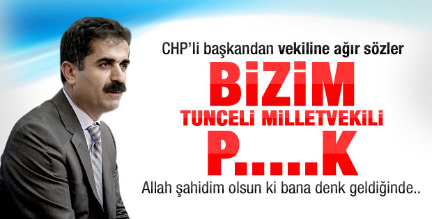 CHP'li belediye başkanı Aygün'e küfretti