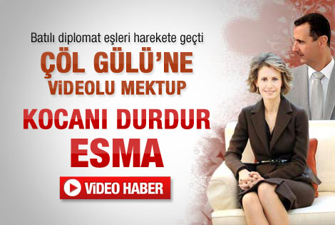 Esad'ın eşine videolu mektup - Video
