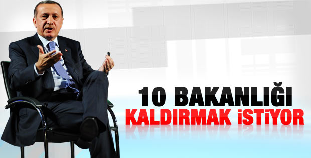 Erdoğan: Keşke bakanlık sayısını 15'e indirebilsek