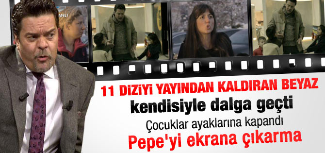 Beyaz'dan yayından kaldırılan dizi haberine VTR'li yanıt