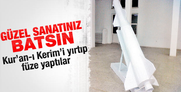 Hacettepe'de Kur'an sayfalarıyla füze tasarımı