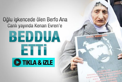 Berfo Ana'dan Kenan Evren'e beddua - Video