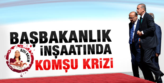 Başbakanlık inşaatında komşu otel krizi