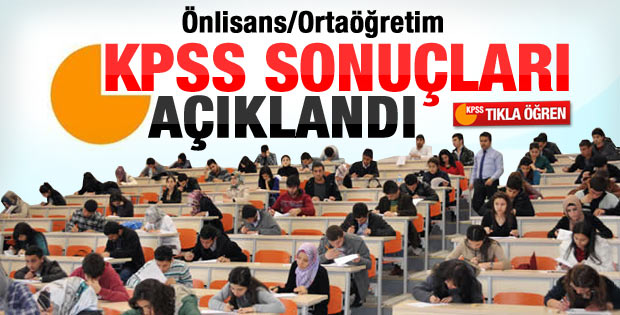 KPSS sonuçları açıklandı