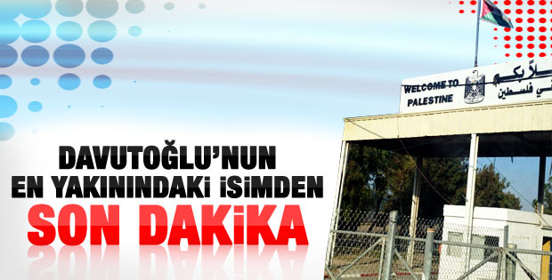 Davutoğlu'na Gazze'de yoğun ilgi