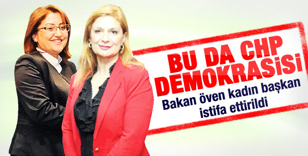 Bakan Şahin'i öven CHP'li başkan istifa etti