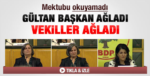Gültan Kışanak grup toplantısında ağladı