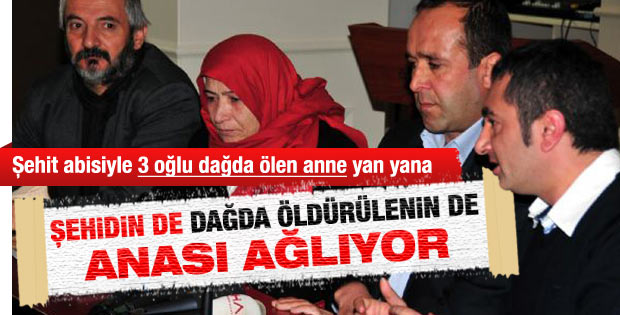 Şehit abisi ve 3 oğlu dağda ölen anneden barış çağırısı