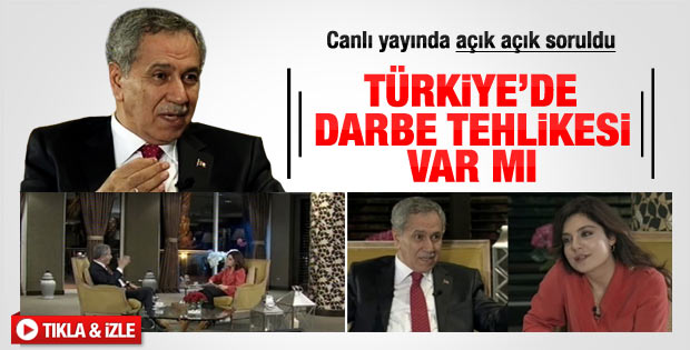 Bülent Arınç'tan Türkiye'de darbe olur mu sorusuna cevap