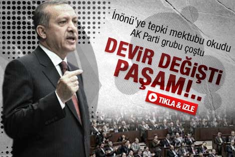 İnönü'ye tepki mektubu AK Parti grubunu coşturdu