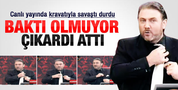 Yiğit Bulut'un kravat ile savaşı - Video