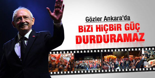 Kılıçdaroğlu Kocaeli'de Cumhuriyet yürüyüşüne katıldı