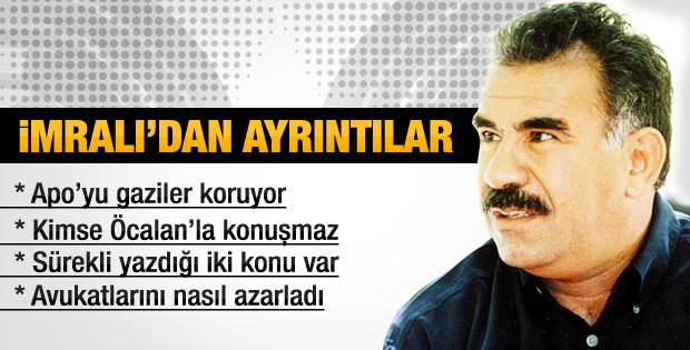 İmralı Adası'nda Öcalan'ı gaziler koruyor