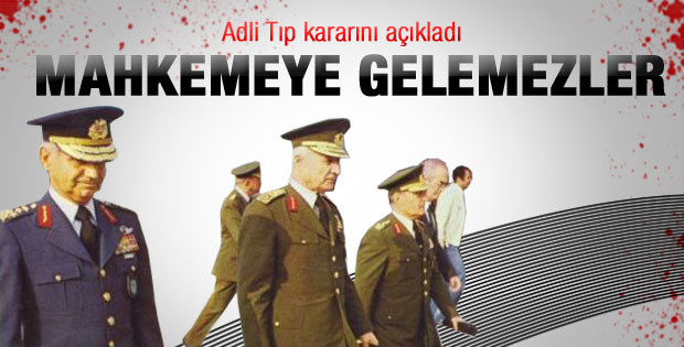 Adli Tıp'tan Evren ve Şahinkaya açıklaması