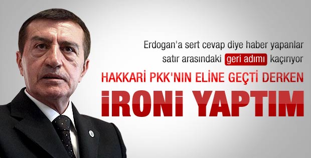 Osman Pamukoğlu'ndan Erdoğan'a yanıt