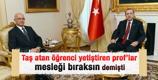 Erdoğan ODTÜ Rektörü ile görüştü