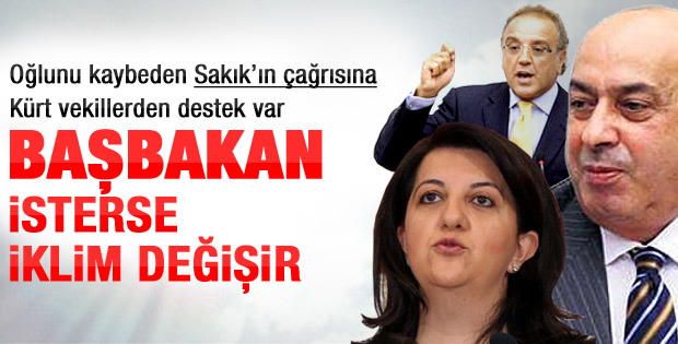 BDP'liler: Başbakan isterse iklim değişir