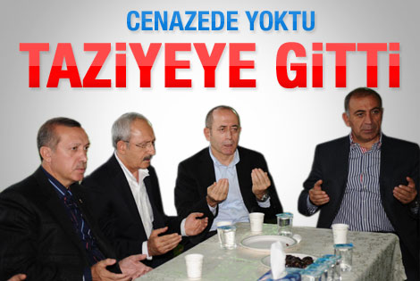 Kılıçdaroğlu Erdoğan'ın evine taziyeye gitti