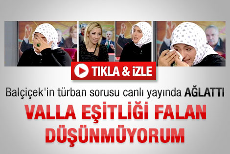 Balçiçek'in türban sorusu Star yazarını ağlattı - İzle