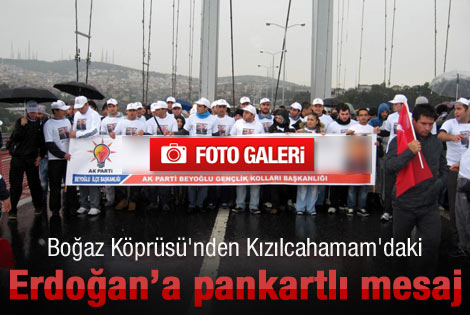 Boğaz Köprüsü'nden Başbakan Erdoğan'a mesaj