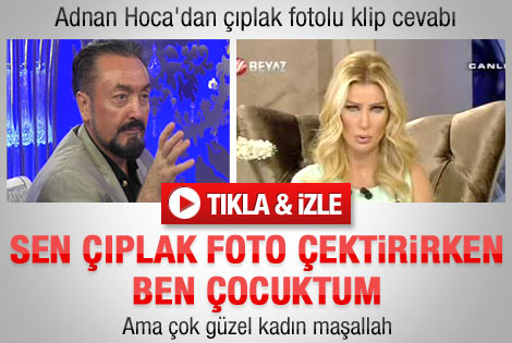 Adnan Oktar'dan Seda Sayan'a çıplak foto cevabı