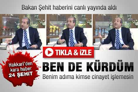 Mehdi Eker şehit haberini canlı yayında aldı - İzle