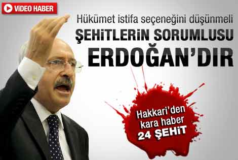 24 şehit sonrası Kılıçdaroğlu'nun açıklaması
