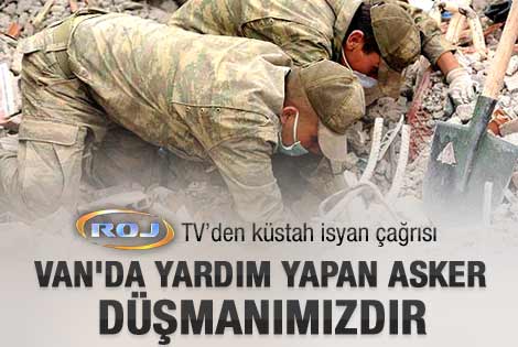 Deprem PKK'nın propaganda aracı haline döndü