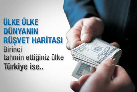 En çok rüşvet veren ülkeler sıralaması