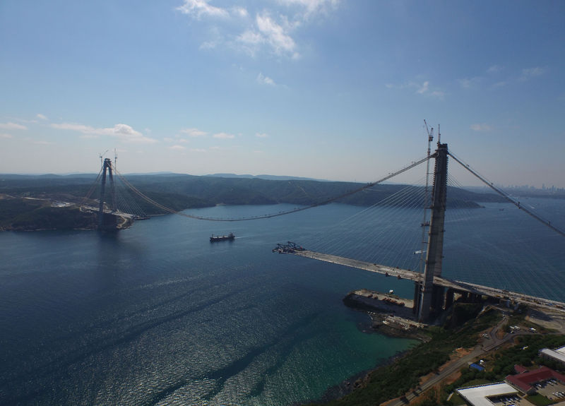 3. Köprü�nün birleşmesine 648 metre kaldı